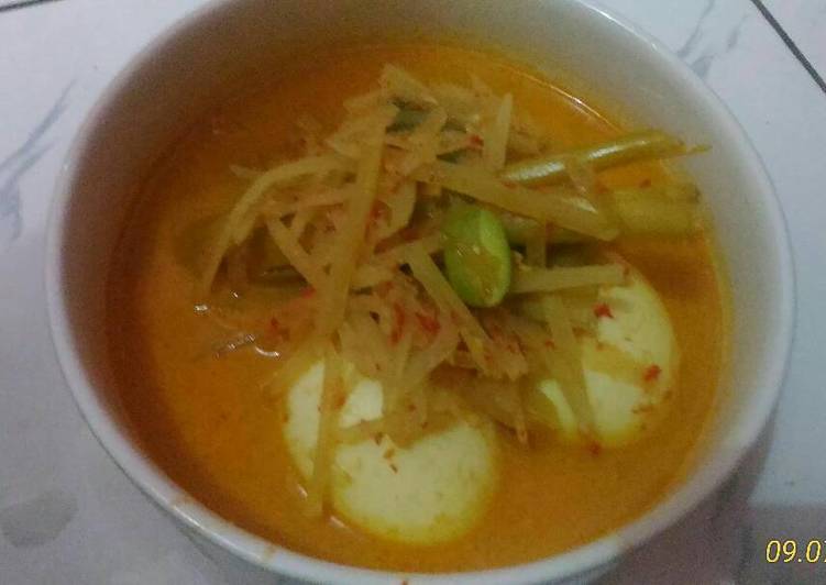 gambar untuk resep Lontong sayur pepaya muda