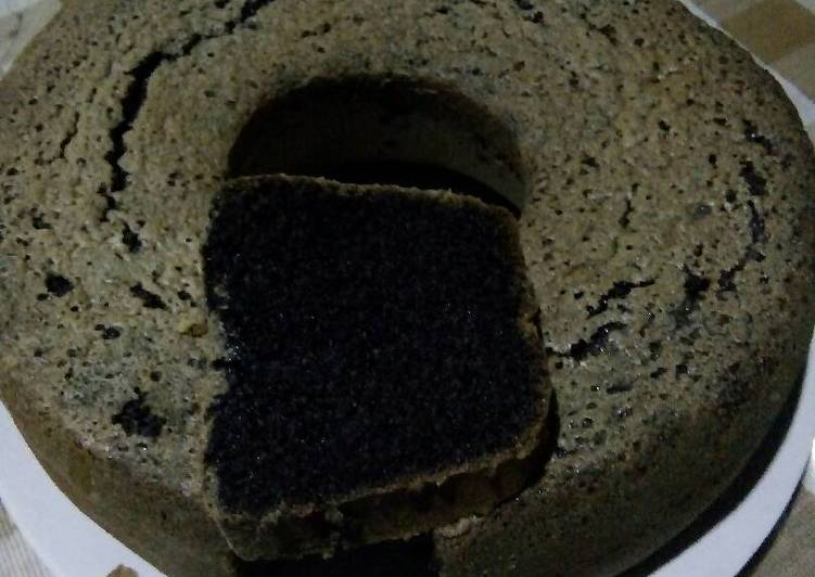 resep lengkap untuk Bolu ketan hitam panggang