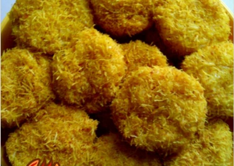 resep lengkap untuk Ketan serundeng pedas manis