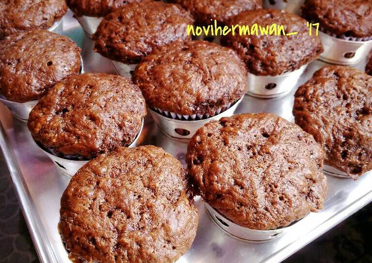 Resep Muffin pisang cokelat - novihermawan_