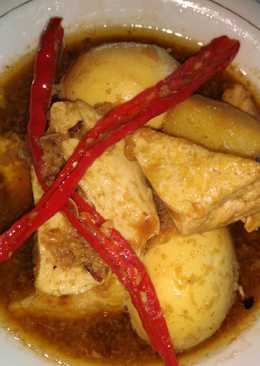 Semur Kecap Tahu Telur