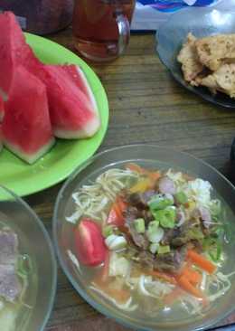 Soto bening daging sapi