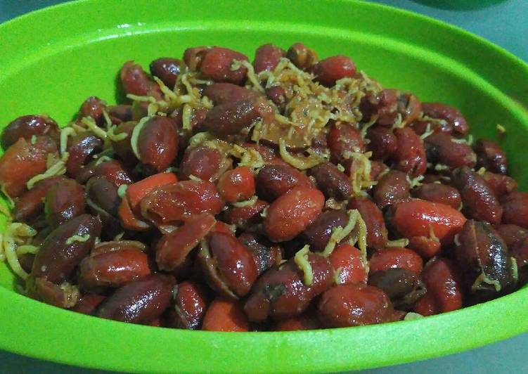 Resep Tumis kulit melinjo dengan teri - Hanna Saptarini