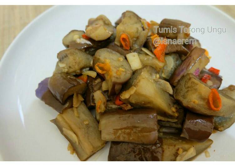 resep Tumis Terong Ungu