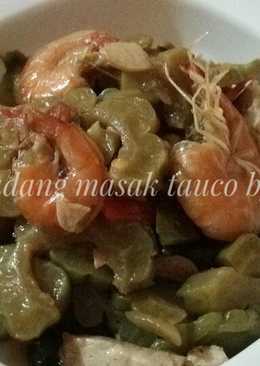 Pare Udang masak tauco