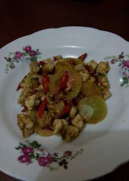 Oseng tempe cabe merah