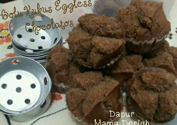 bahan dan cara membuat Bolu Kukus Eggless Chocolatos