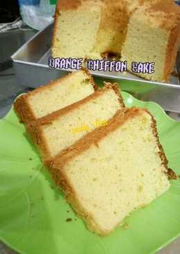 Orange chiffon cake