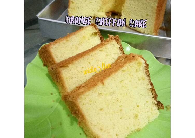 resep masakan Orange chiffon cake