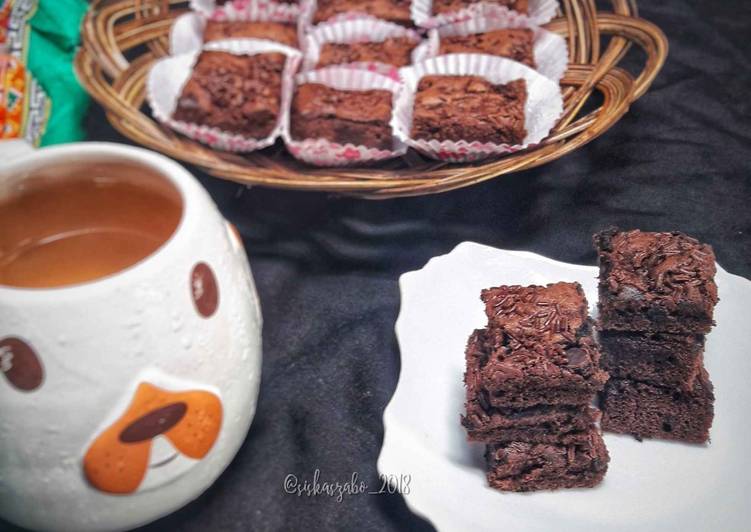 gambar untuk cara membuat Brownies Putih Telur Suka Suka