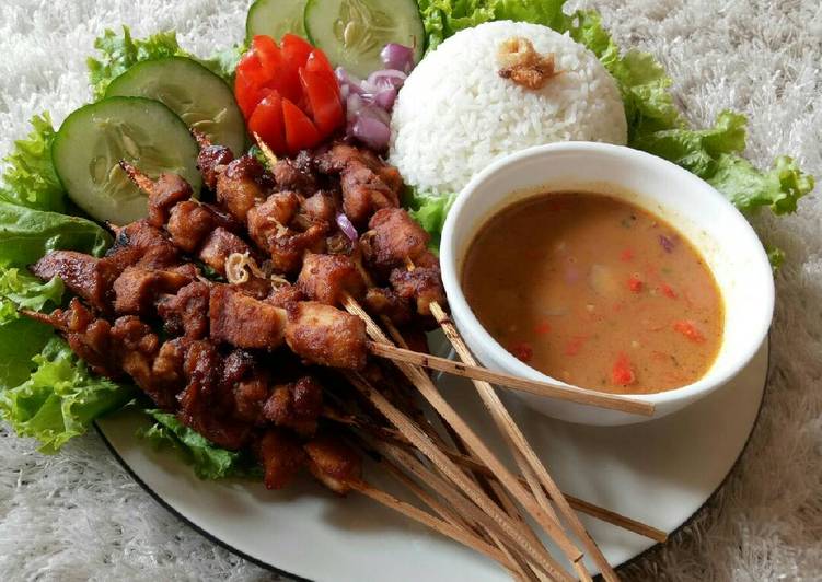 gambar untuk cara membuat Sate Ayam (oven)