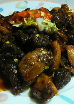 Sate Sapi Goreng