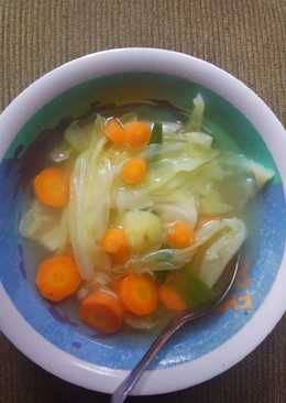 Sayur sop polos 129 kalori