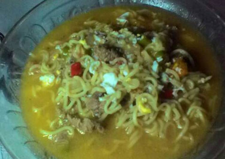 Resep Mie kari daging Karya Aidha Miraza Sya'im