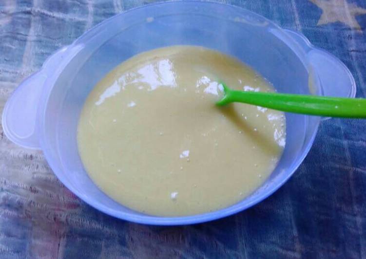 resep makanan MPASI 6+ Puree Kentang Telur Ayam Kampung