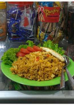 Nasi goreng ati rempelo pedes