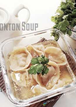 Soup Pangsit Udang Ayamð¦ð£(Wonton soup)