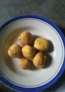 Krispi tahu bulat isi telur puyuh