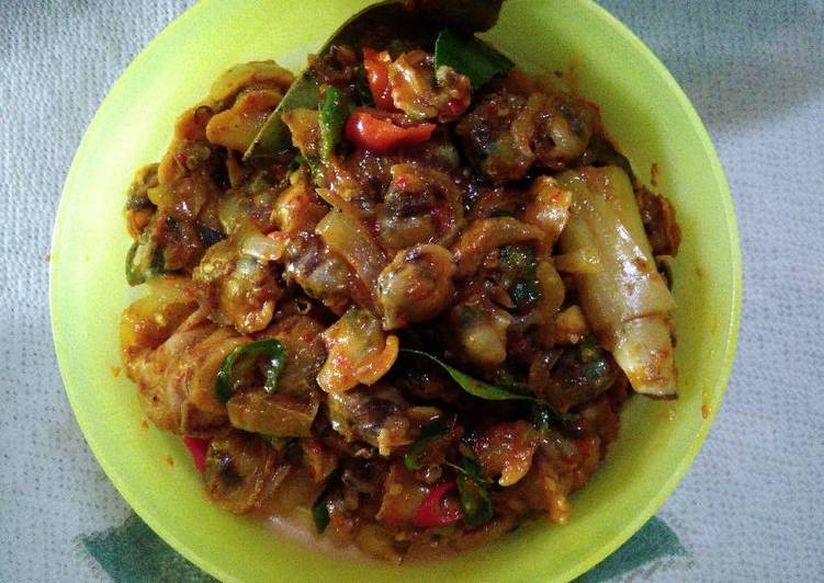 cara membuat Kerang Dara Sambal Tiram