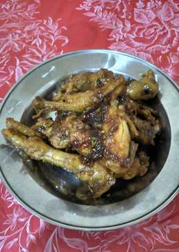 Sayap dan ceker ayam tumis sambel terasiðð