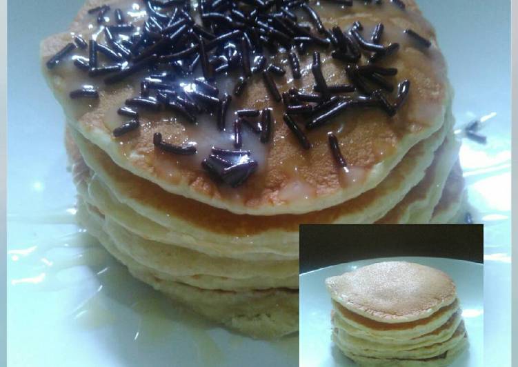 gambar untuk resep makanan Pancake Kilat 10 menit