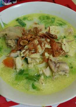 Soto ayam kuah susu &santan