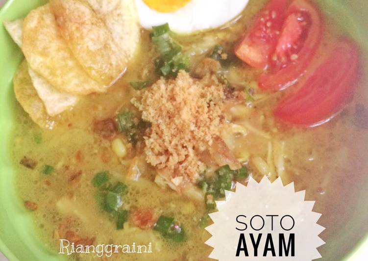 cara membuat Soto Ayam