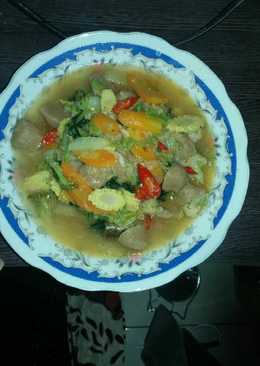 Capcay bakso