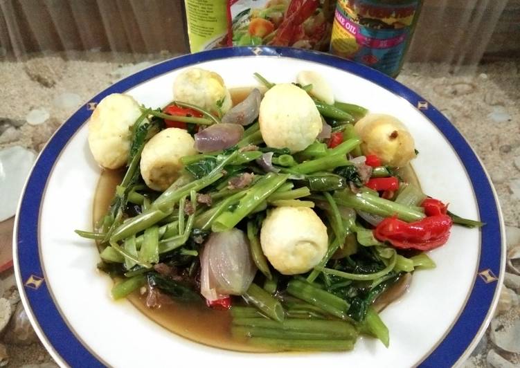 resep masakan Kangkung ca