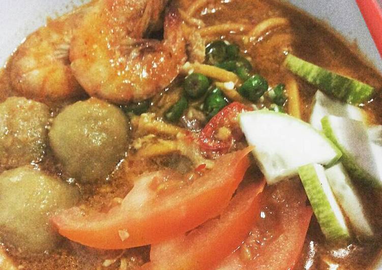 gambar untuk resep makanan Mie rebus kocok seafood