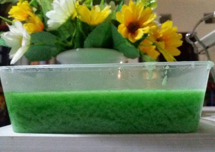 resep Puding lumut susu