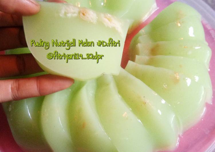 resep ?? Puding Nutrijell Melon #Dapur Fitri ??