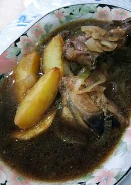 Ayam kentang masak kecap