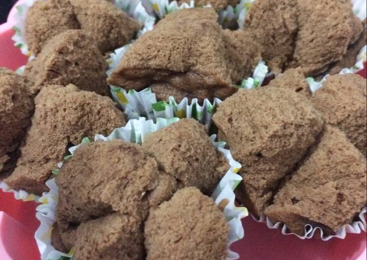 resep makanan Brownies kukus mekar (simple)