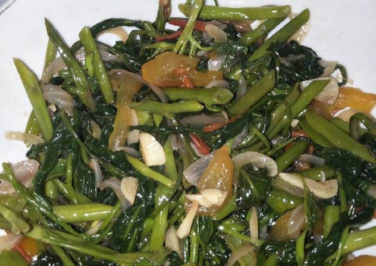 Ca kangkung simpel dan mudah #BikinRamadanBerkesan