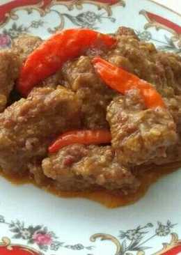 Rendang Daging Sapi Ala-ala RM Padang #KitaBerbagi