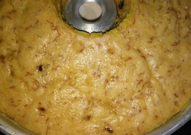 resep makanan Cake Kukus Pisang & Choco Chips tanpa mixer