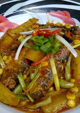 Balado kentang & sarden kalengan