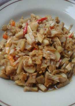 Oseng gori(nangka muda) + rebon