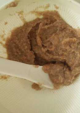 MPASI Bubur Tepung Beras Merah+Wortel+Kacang Merah+evoo