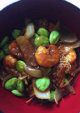 Udang pete saus kecap