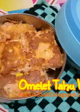 Omelet Tahu Wortel (toddler meal)