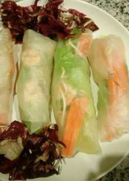 Rice paper roll (Vietnamese fresh roll)