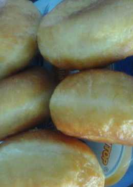 Donat tepung eggless w/ white ring (frozen dough)