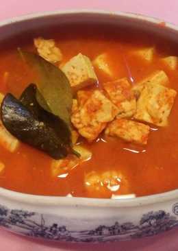 Asam pedas tahu tempe (sampadeh)