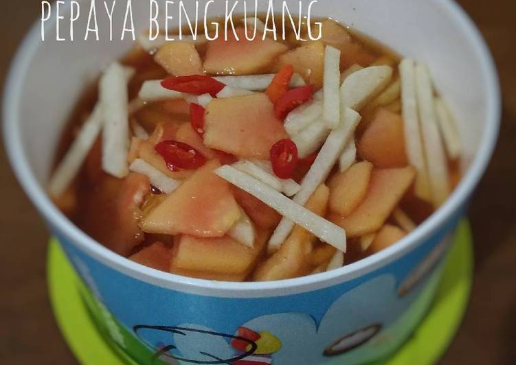 resep makanan Asinan Pepaya Bengkuang