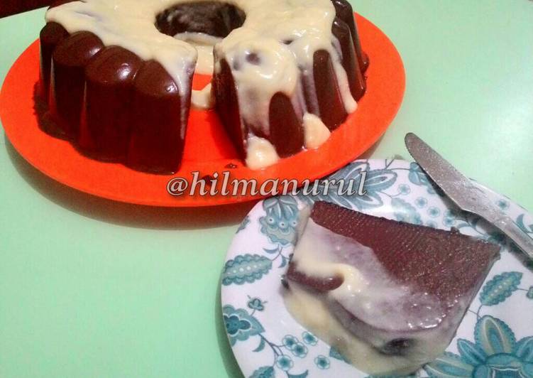 Resep puding coklat vla vanila Oleh hilma nurul