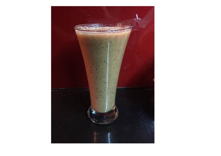 cara membuat Diet Juice Sweet Potato Red Bean Dates