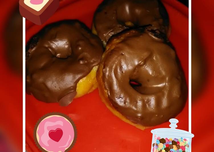 resep Donat Toping Coklat DCC super Lembut ????