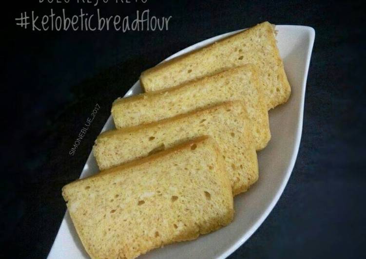 gambar untuk cara membuat Bolu Keju Keto #ketobeticbreadflour #ketopad